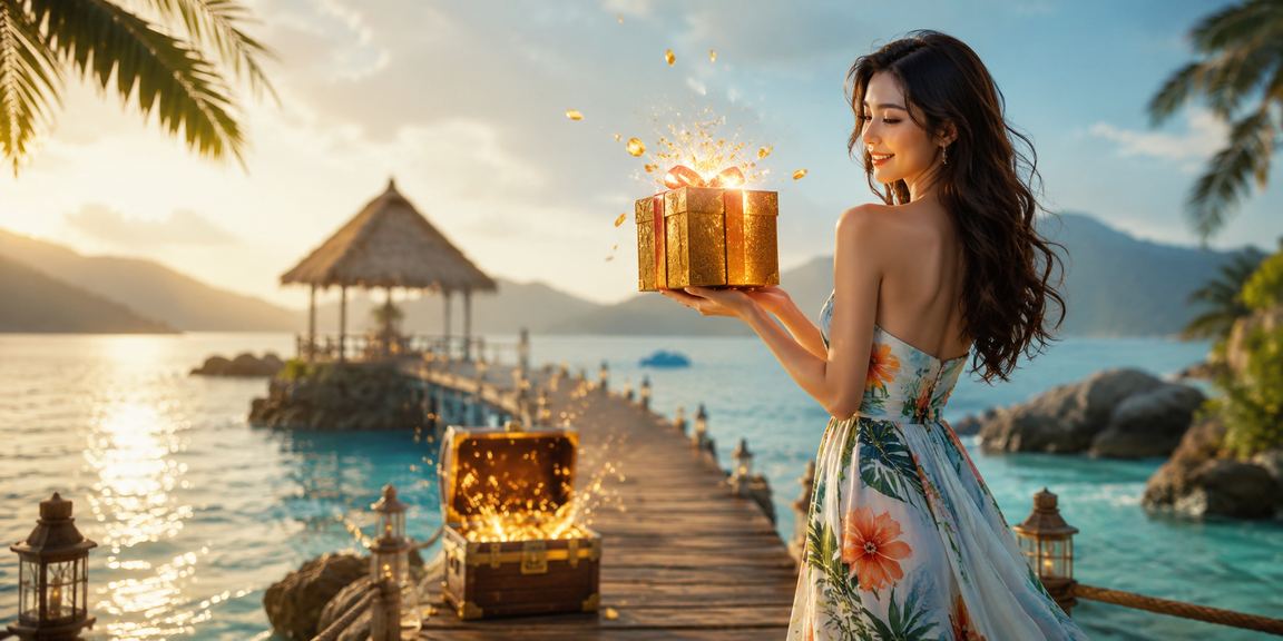 Bãi biển Côn Đảo với không khí thư giãn, người dùng theo dõi tỷ lệ kèo thể thao qua điện thoại