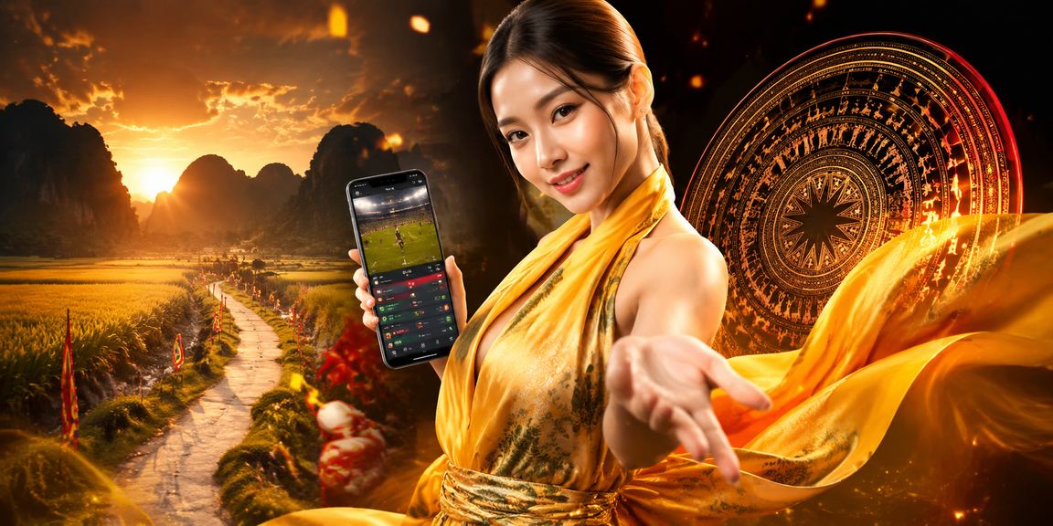 Khung cảnh casino hiện đại và sôi động tại Việt Nam với ánh đèn neon tím